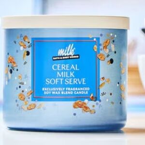 Bath & Body Works Cereal Milk Soft Serve Candle